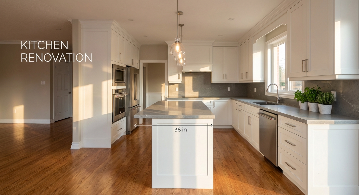Kitchen renovation by Legacy Homes
